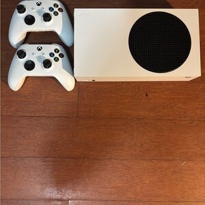 White Console with Controllers